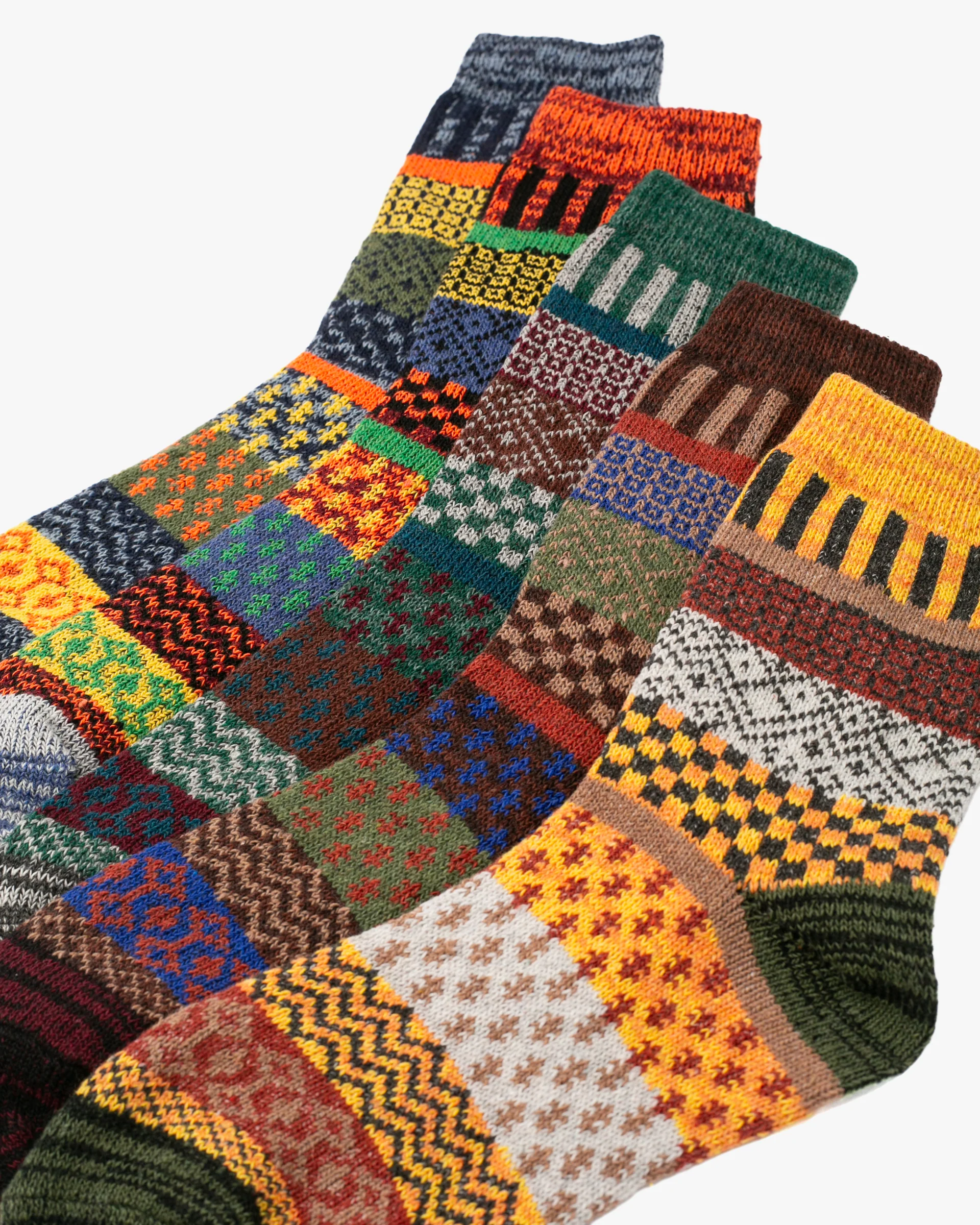 Tourtiwi, Thermal Socks, Contrast Patterns - Image 2