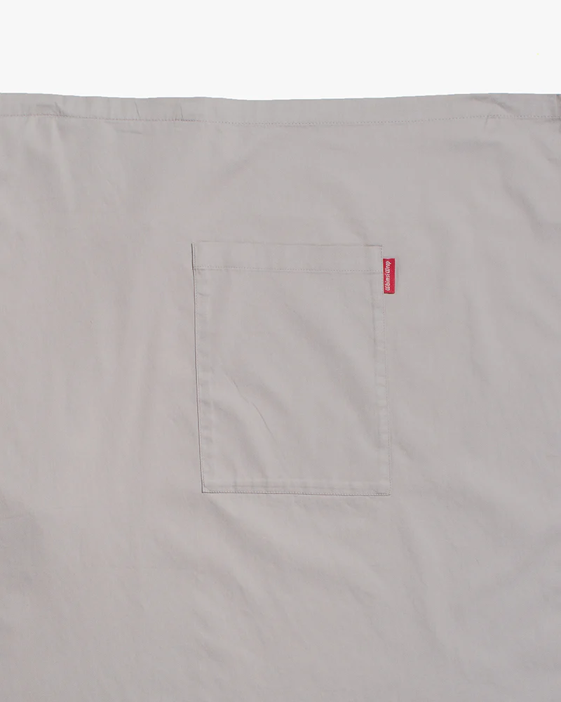 Bisque Whimsy Waist Wrap Apron - Light Grey - Image 3