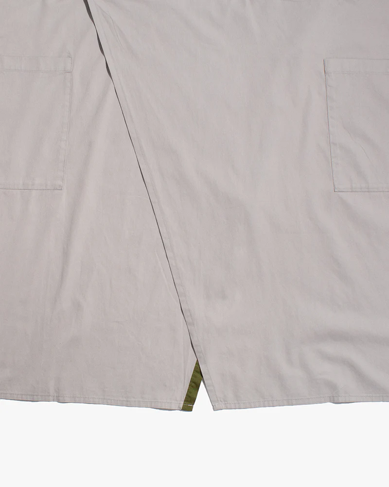 Bisque Whimsy Waist Wrap Apron - Light Grey - Image 4