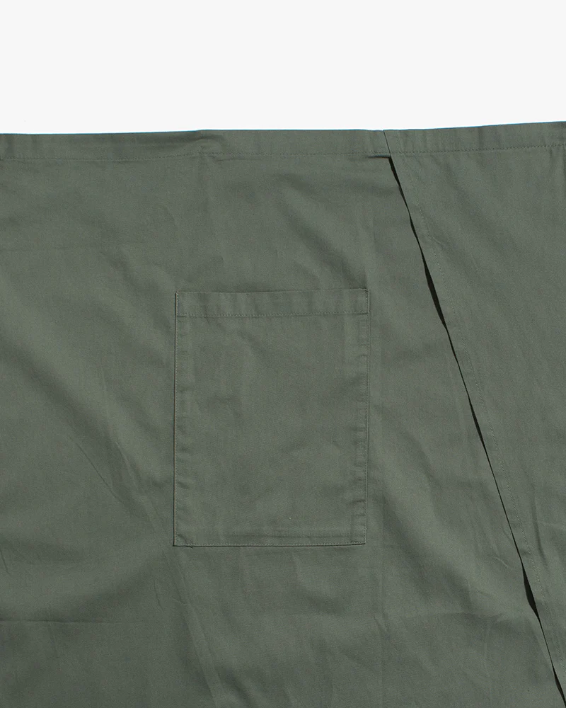 Bisque Whimsy Waist Wrap Apron - Sage - Image 2