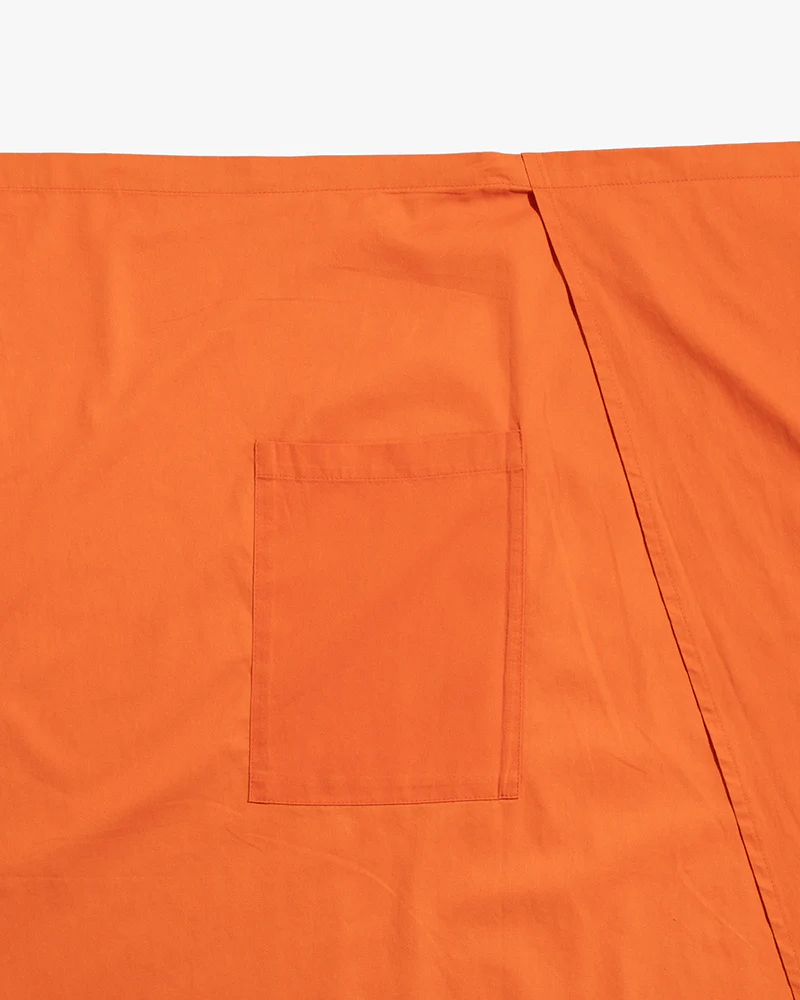 Bisque Whimsy Waist Wrap Apron - Orange - Image 2