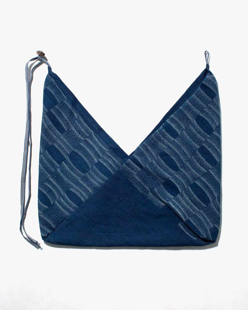 Aizawa Indigo Tsuno Bag, Tachiwaku Dots - Image 2