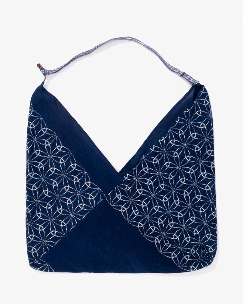 Aizawa Indigo Tsuno Bag, Shippou Dots - Image 5