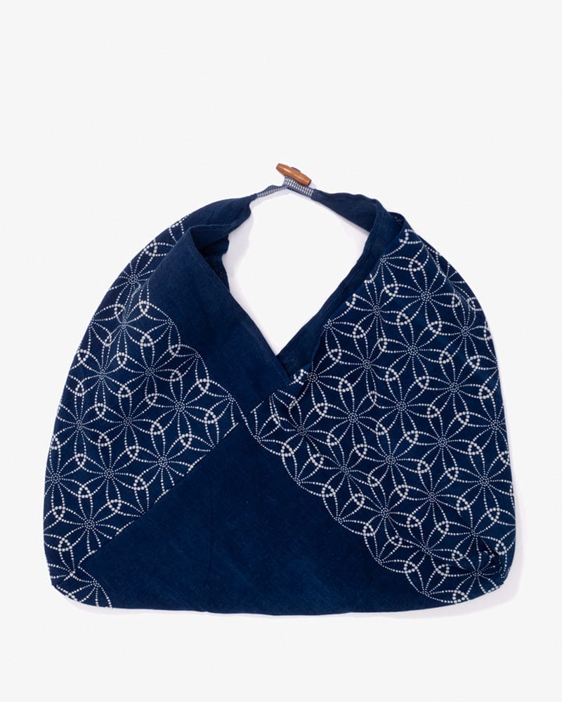 Aizawa Indigo Tsuno Bag, Shippou Dots - Image 7