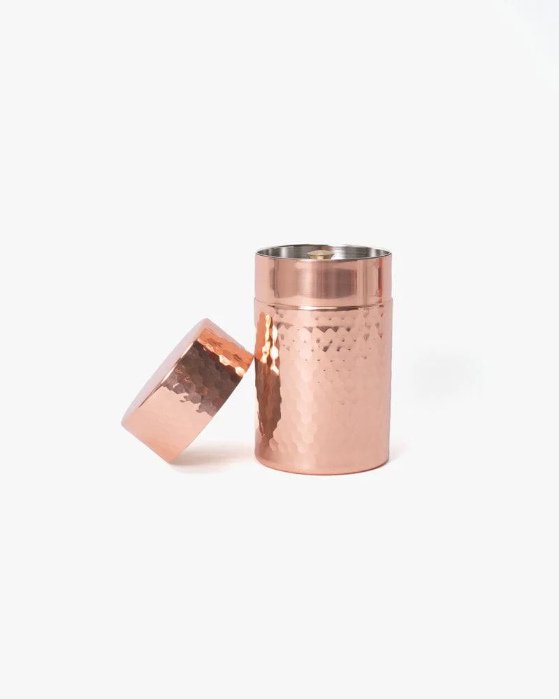 Tea Leaf Storage, Asahi, Copper - Image 2