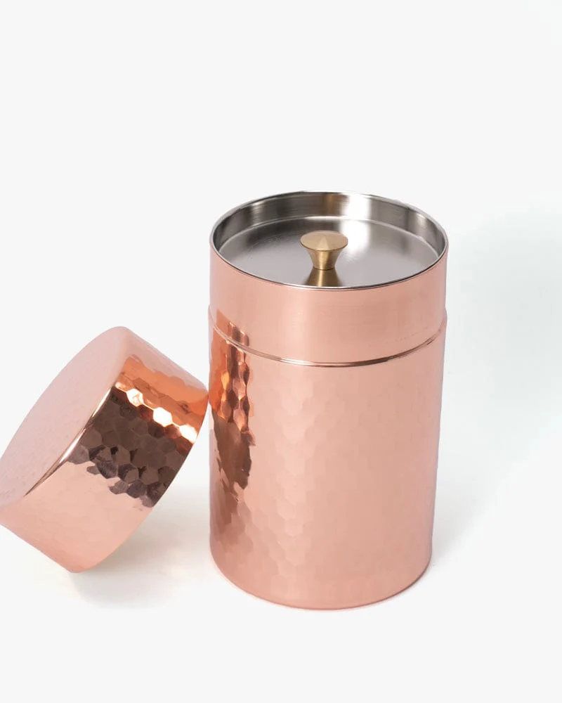 Tea Leaf Storage, Asahi, Copper - Image 3