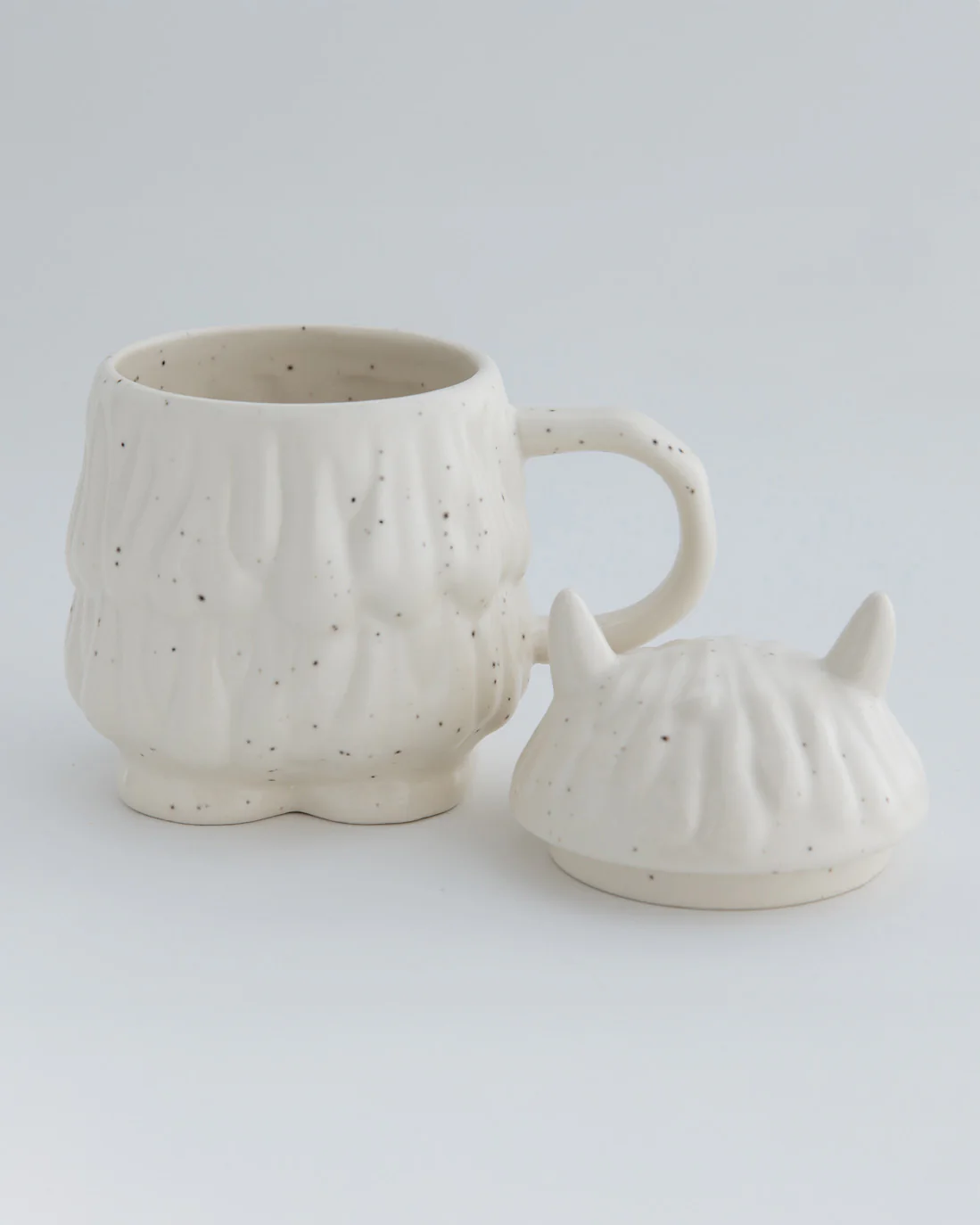 Mug with Lid, Bisque, I’m Monster - Image 4