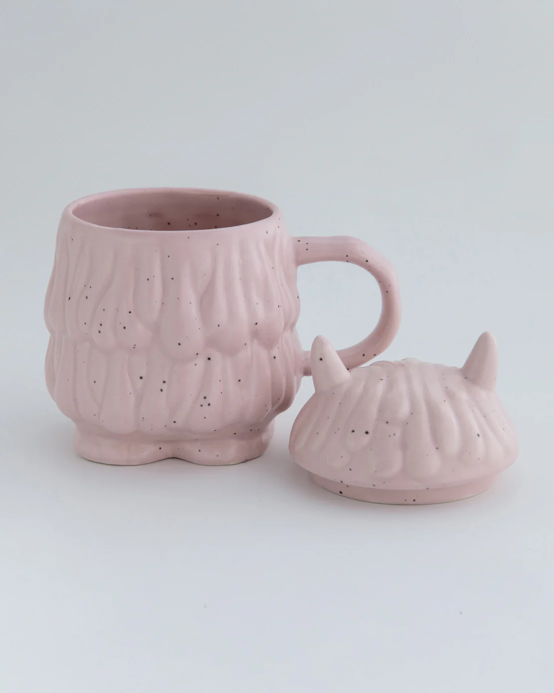 Mug with Lid, Bisque, I’m Monster - Image 7