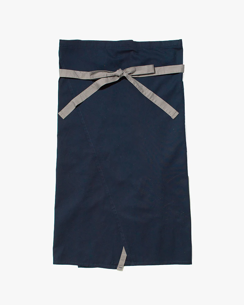 Bisque Whimsy Waist Wrap Apron - Navy - Image 5