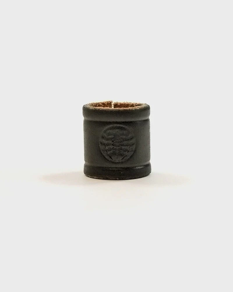 Kiriko Original Embossed Leather Cuff, Black