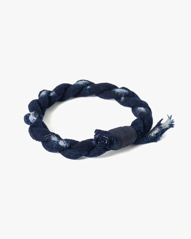 Boet x Kiriko Bracelet, Indigo with Light Blue Details - Image 3