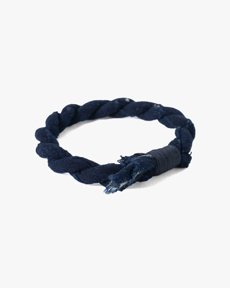 Boet x Kiriko Bracelet, Indigo with Light Blue Details - Image 4