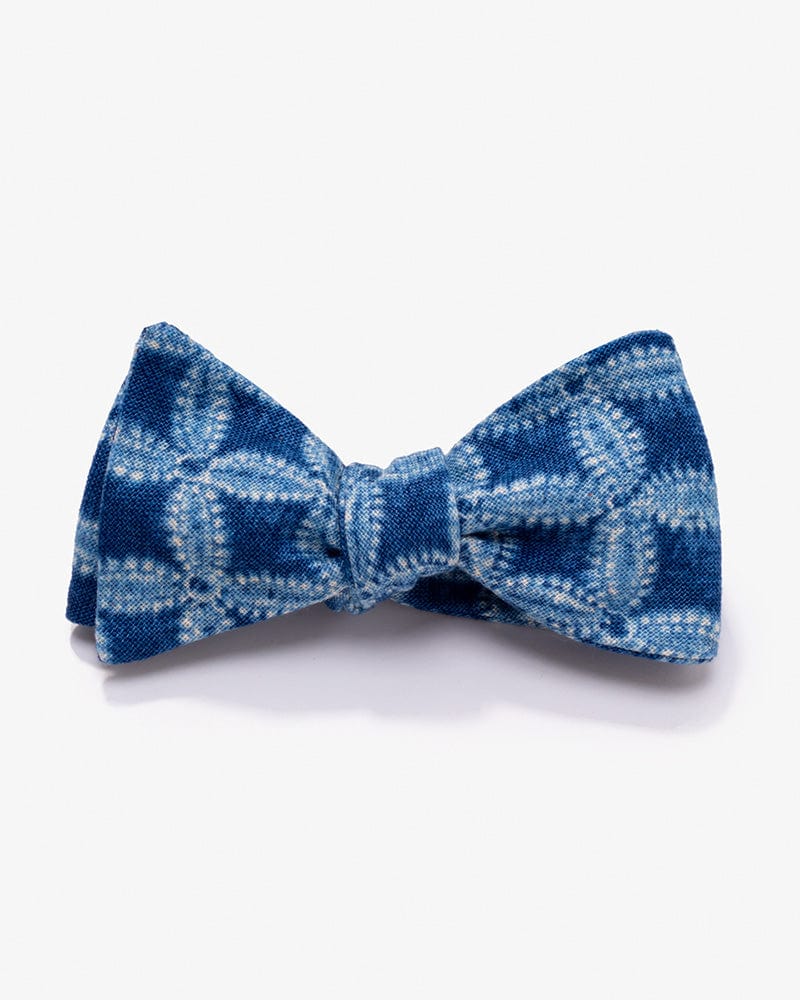 Kiriko Original Bow Tie, Light Blue Shippou - Image 3