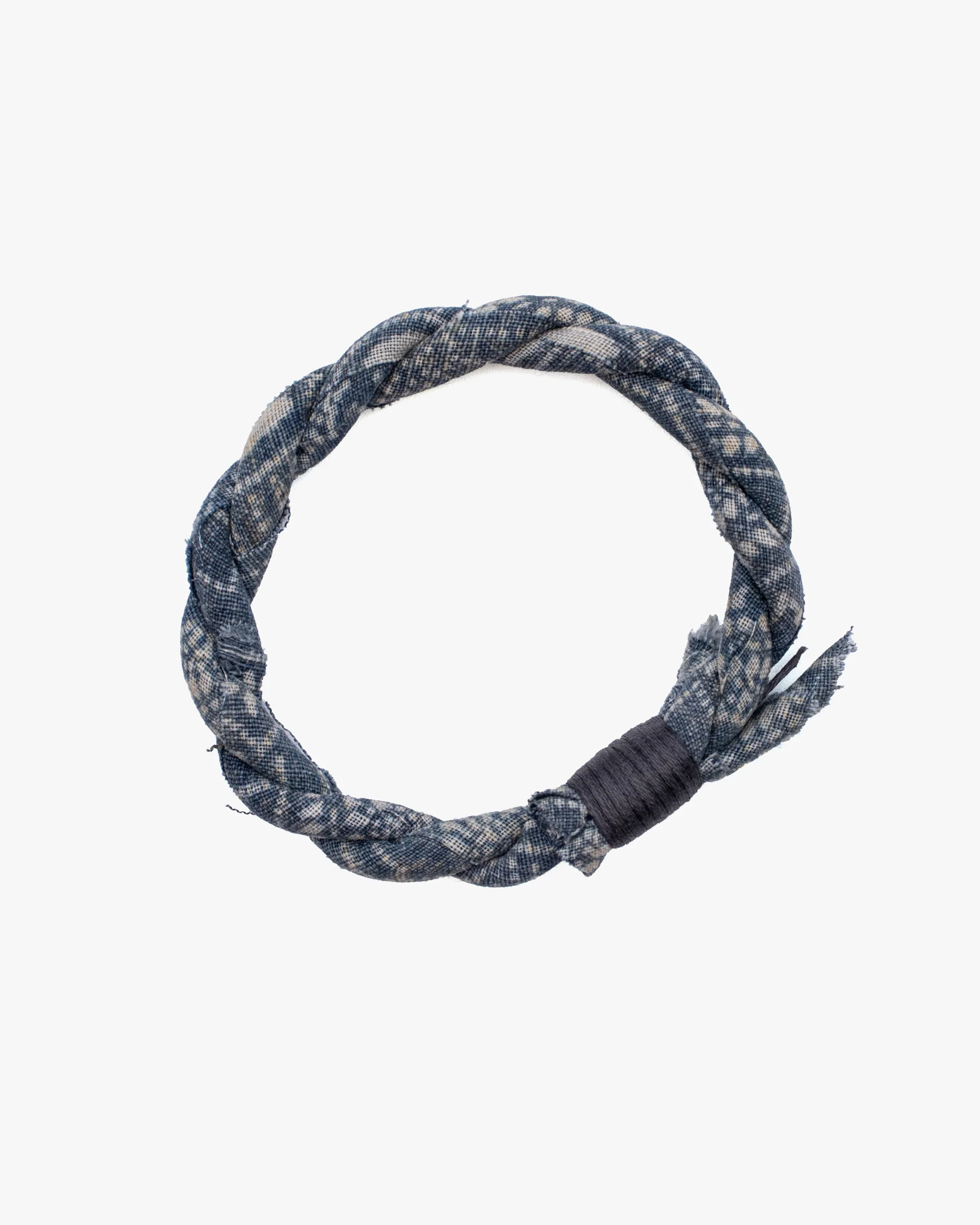 Boet x Kiriko Bracelet, Vintage Washed Indigo with Katazome - Image 4