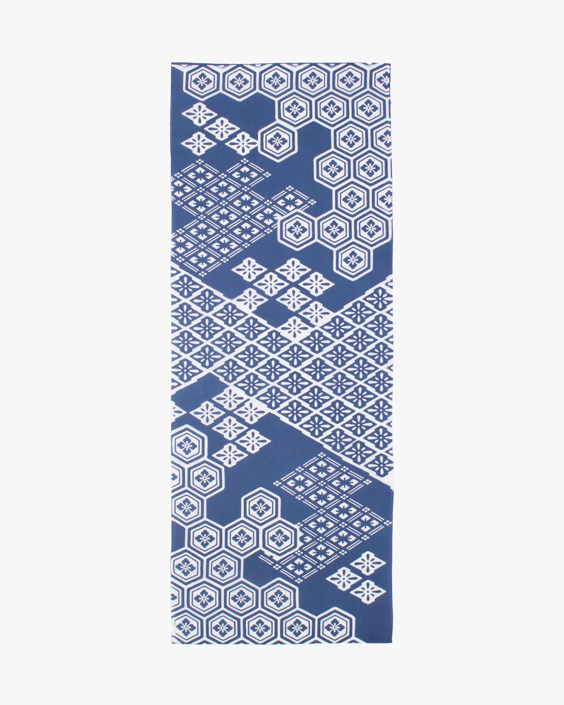 Tenugui, Chusen-Zome, Indigo Kikkou - Image 2