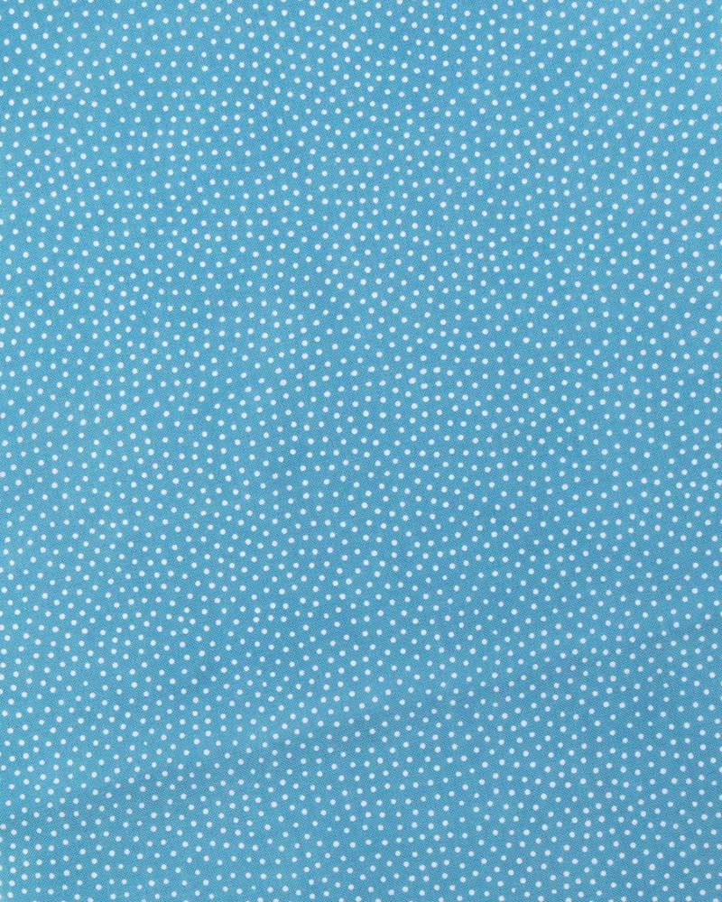 Tenugui, Chusen-Zome, Light Blue with White Dots - Image 3