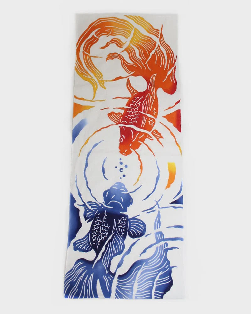 Tenugui, Chusen-Zome, Swimming Goldfish - Image 3