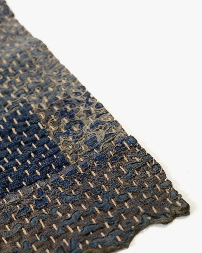 Vintage Boro Blanket, Patched with Sashiko Stitching - Image 13