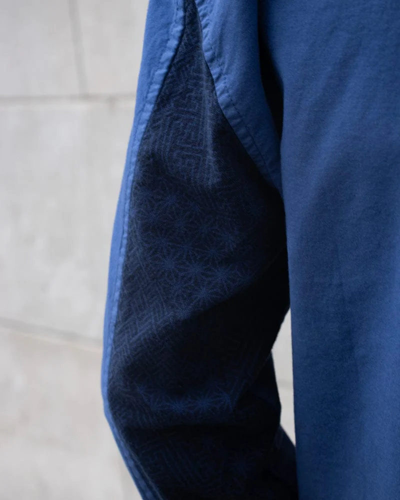Kiriko Original Shirt, Long Sleeve Button-Up, Mandarin Collar, Hanada Small Multi - Image 5