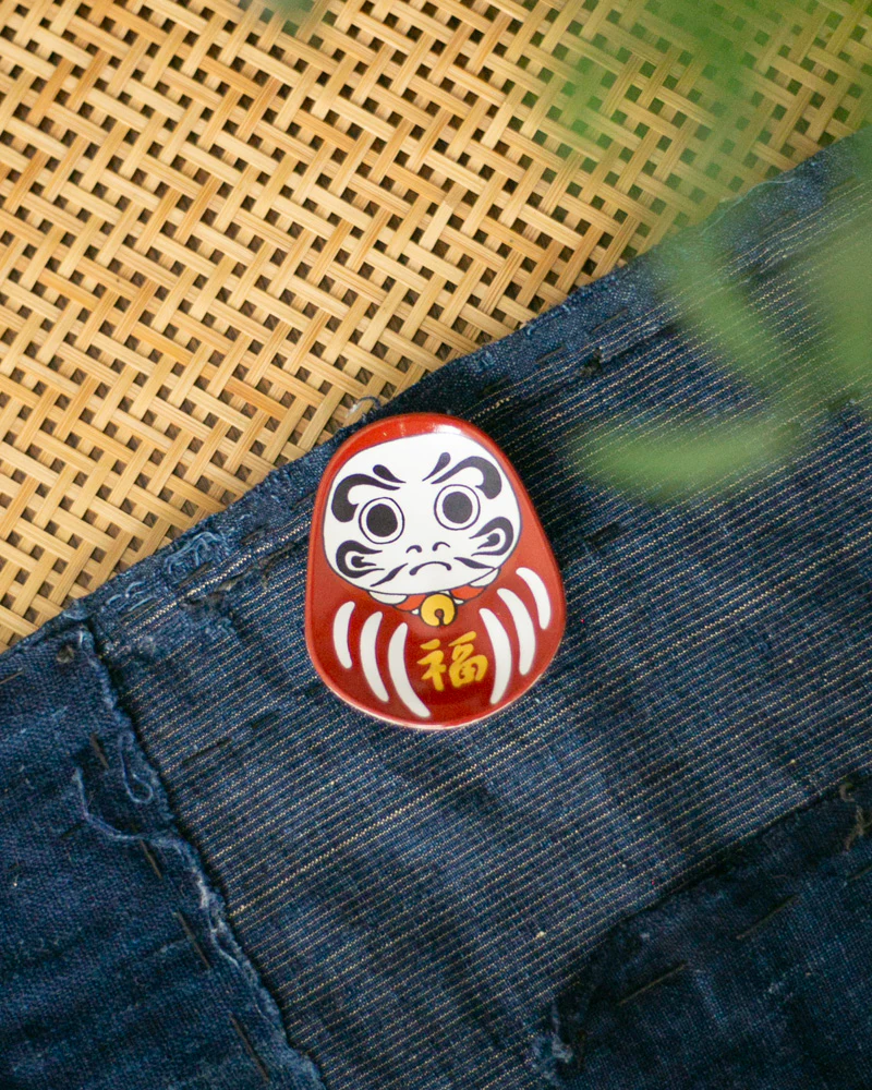 Kouraku Kiln Chopstick Rest, Daruma - Image 2
