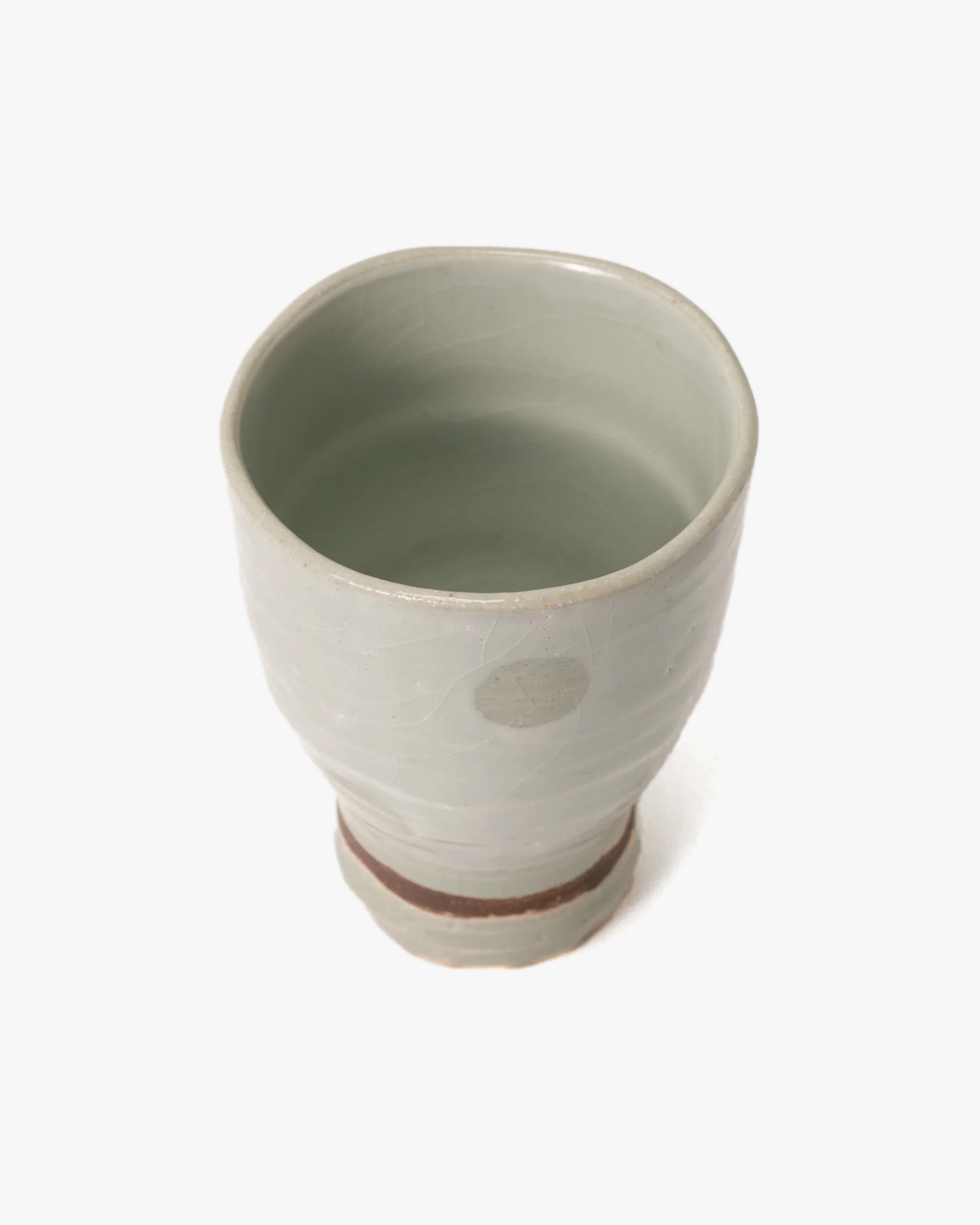 Cup, Bisque, Uwabami Series, Off White Dots - L - Image 2