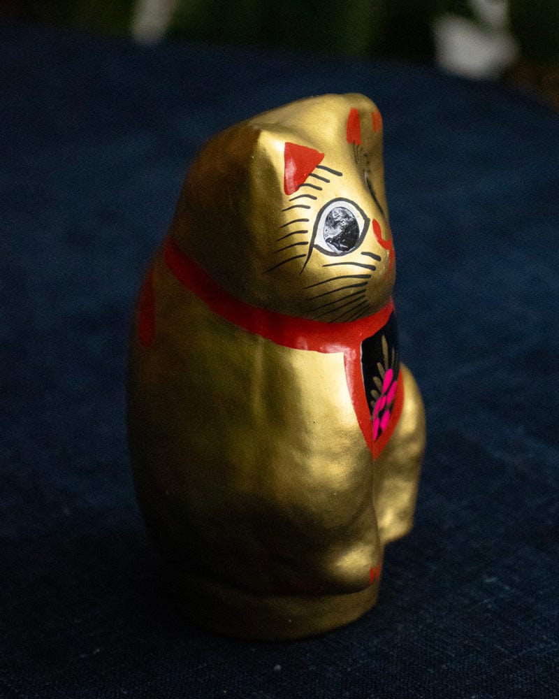 Takasaki Daruma, Maneki Neko, Gold, Extra Small - Image 2