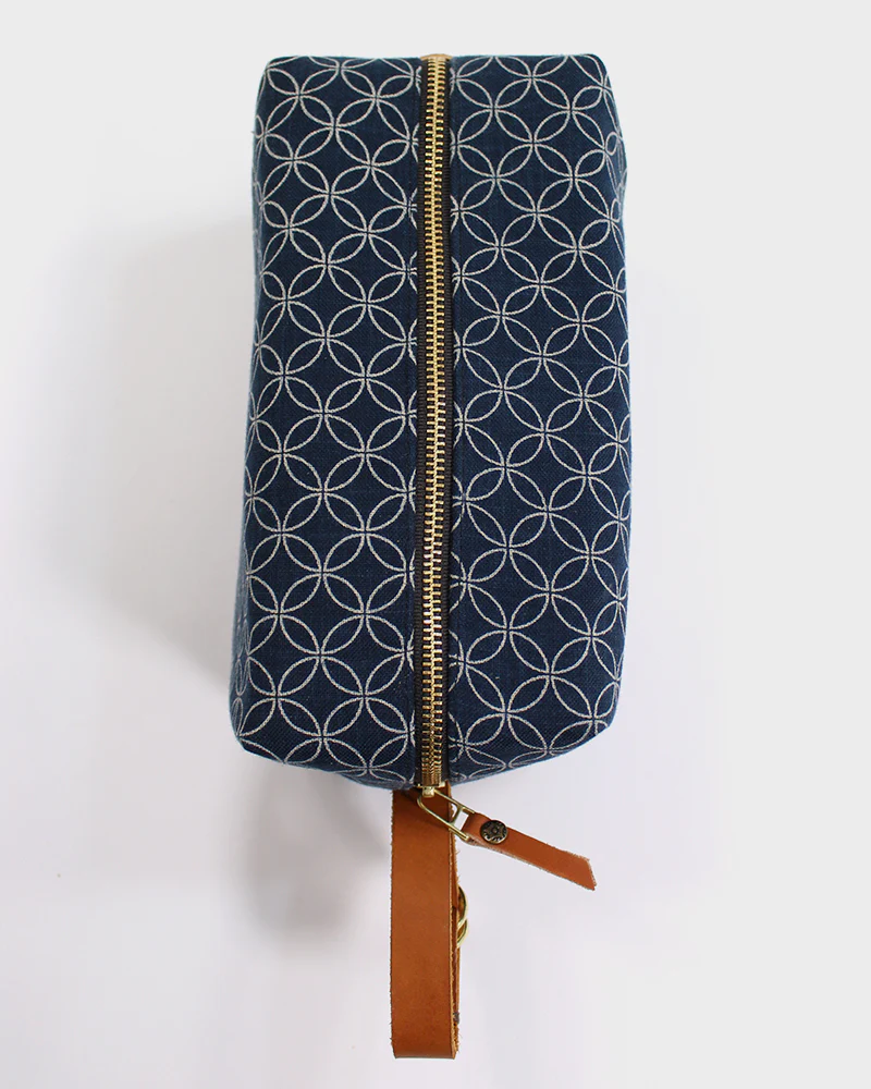 Kiriko Original Dopp Kit, Indigo Shippou - Image 2