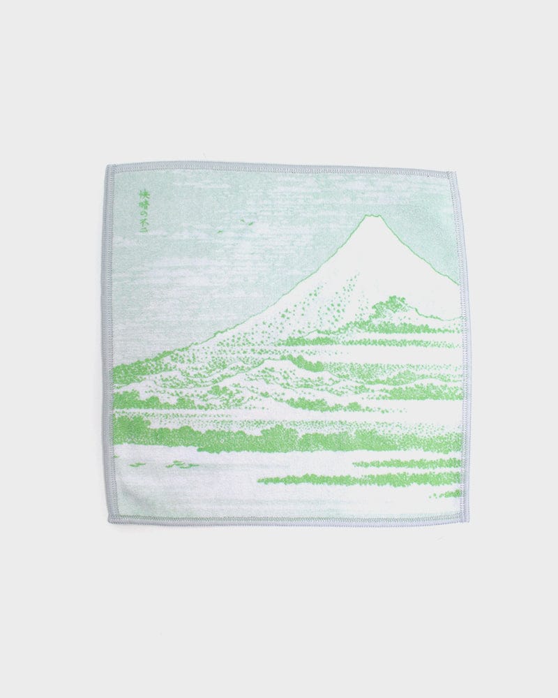 Japanese Handkerchief, Microfiber, Reversible Square, Fine Wind, Clear Morning by Hokusai - Image 3