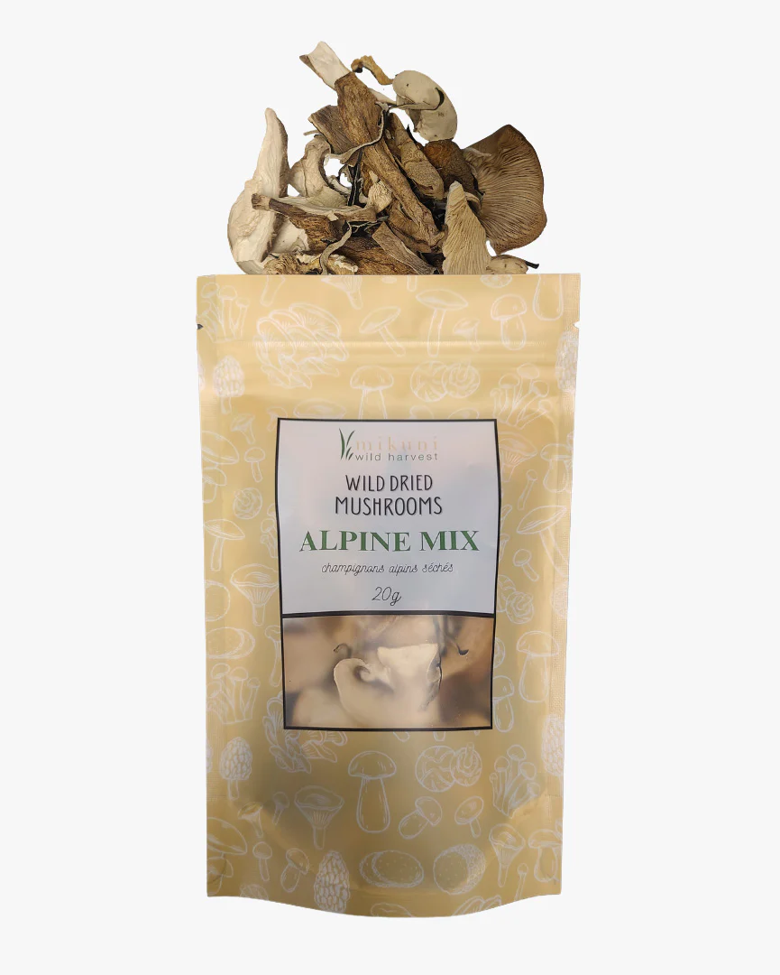 Mikuni Wild Harvest, Dried Alpine Mix Mushrooms, 20 g.