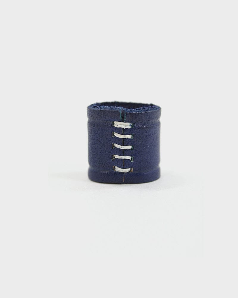 Kiriko Original Embossed Leather Cuff, Navy - Image 2