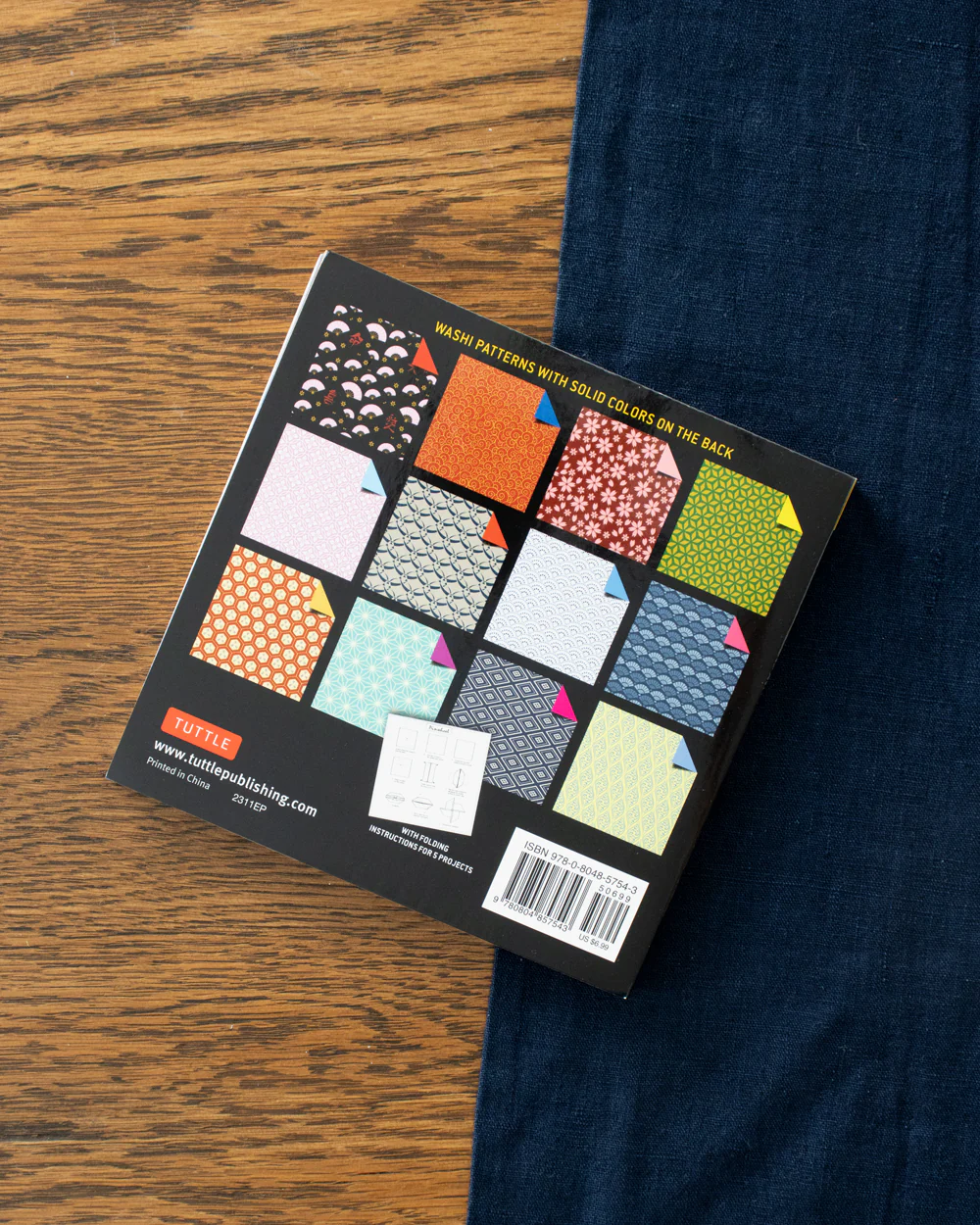 Japanese Origami Paper, Washi Patterns 15cm, 100 sheets - Image 2