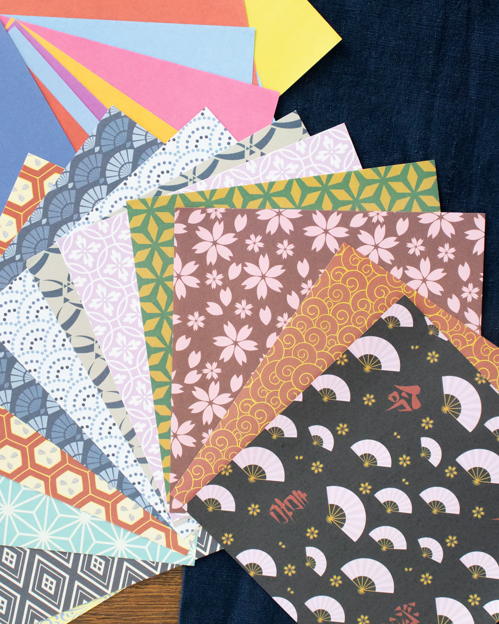 Japanese Origami Paper, Washi Patterns 15cm, 100 sheets - Image 3