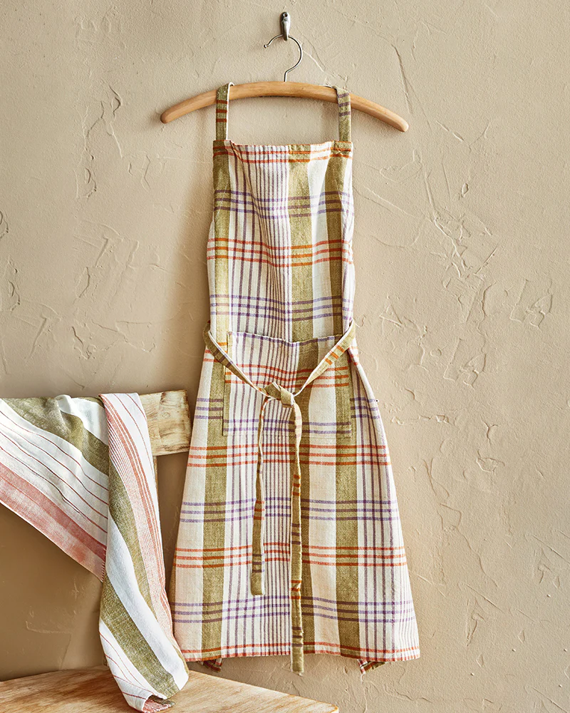 Tag, Fall/Harvest Autumnal Plaid Apron - Image 2