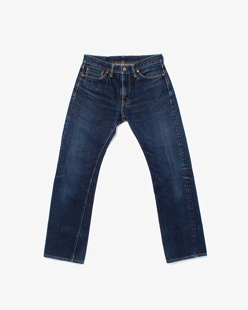 Japanese Repro Denim Jeans, The Flathead Co. Brand, Vintage Selvedge Denim - 28" x 30" - Image 2