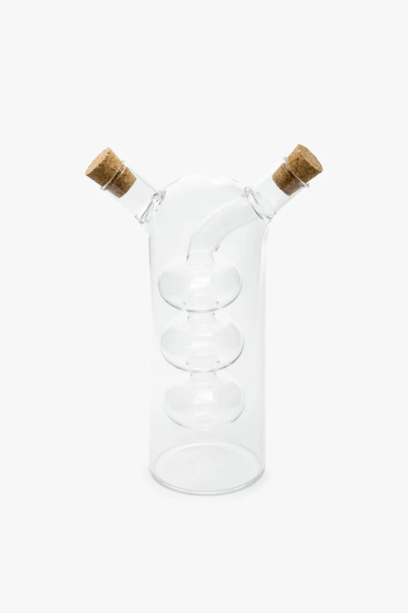Fox Run Brands, Oil and Vinegar Glass Bottle, Bubbles, 8.5 oz - Image 2