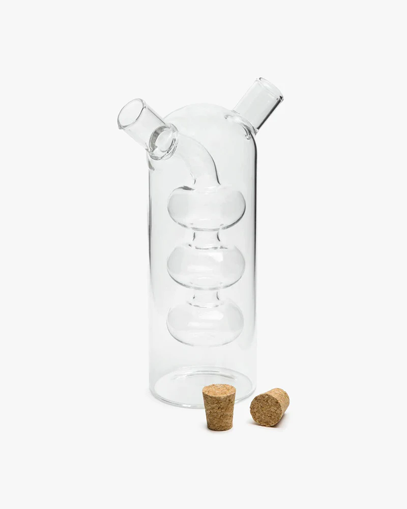 Fox Run Brands, Oil and Vinegar Glass Bottle, Bubbles, 8.5 oz - Image 3
