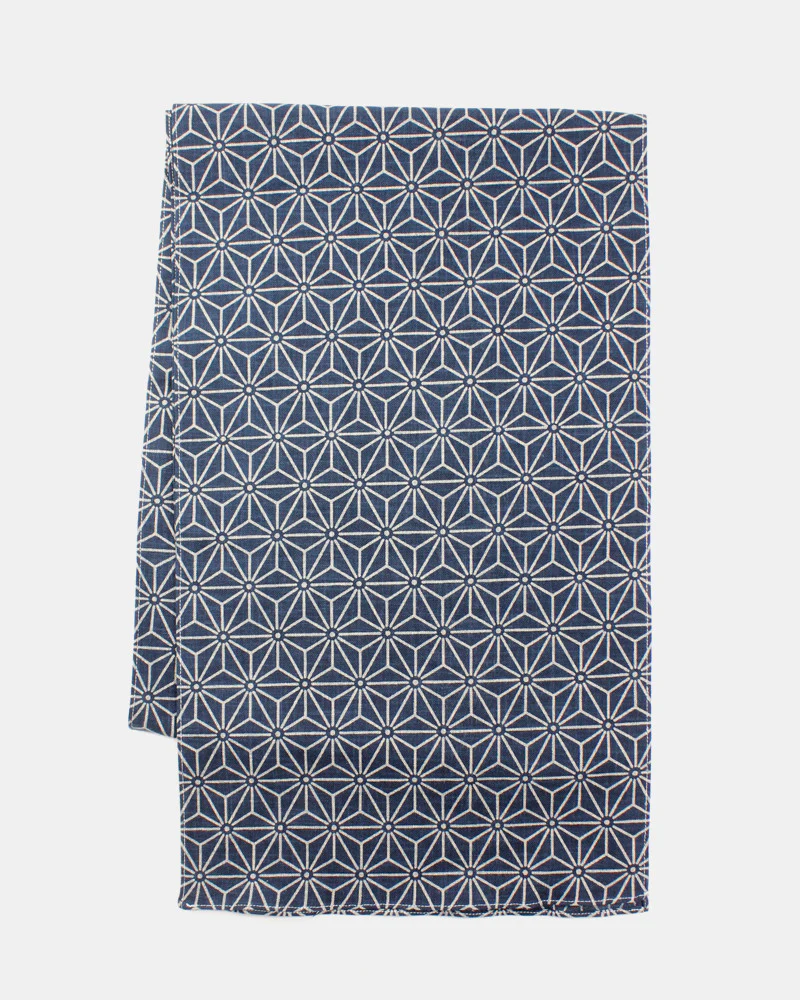 Kiriko Original Scarf, Classic, Indigo Asanoha - Image 2