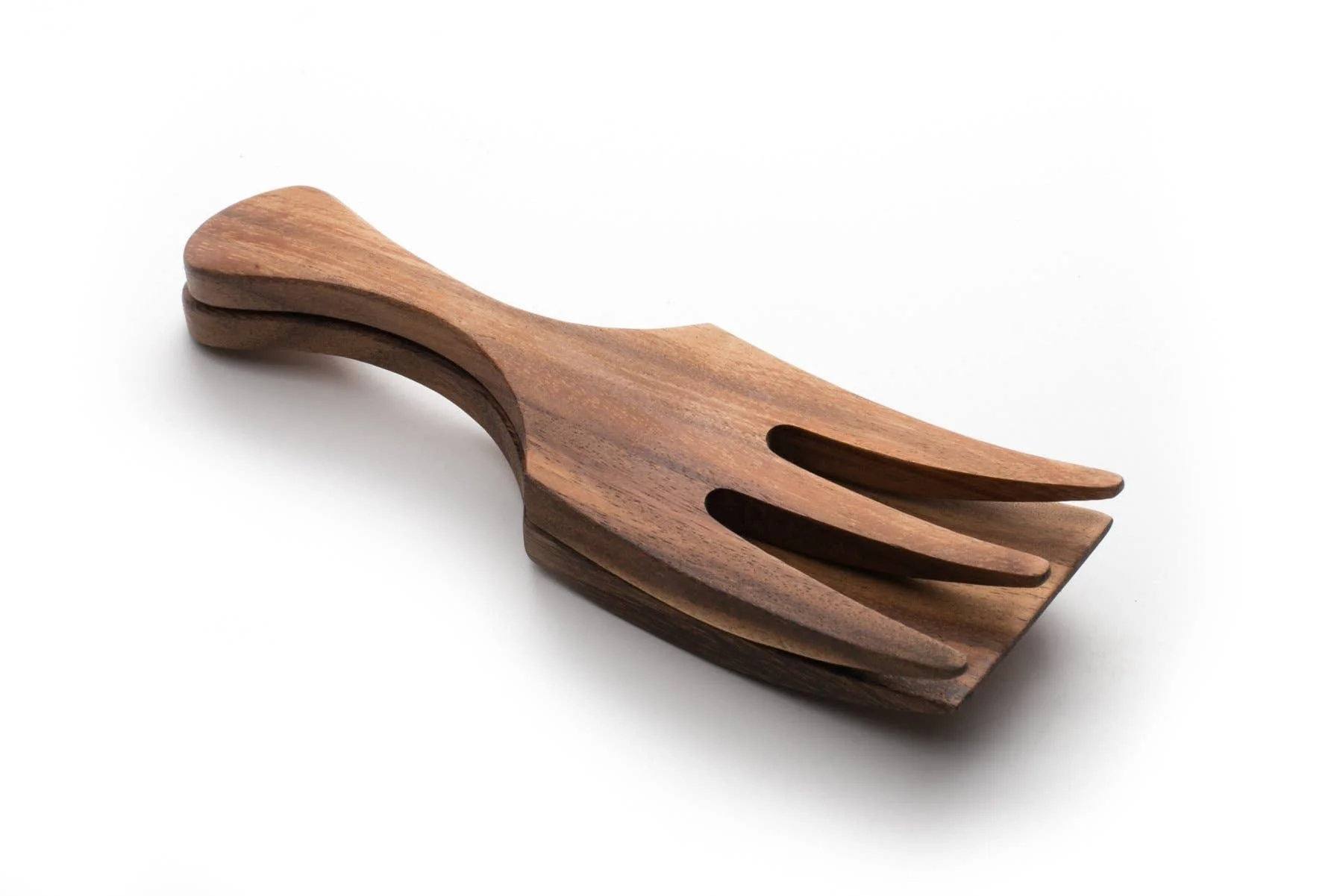 Ironwood Large Fruit and Salad Utensil Set, Acacia, 10" - Image 4
