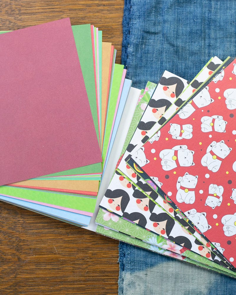 Japanese Origami Paper, Chiyogami Patterns 17cm, 200 Sheets - Image 3
