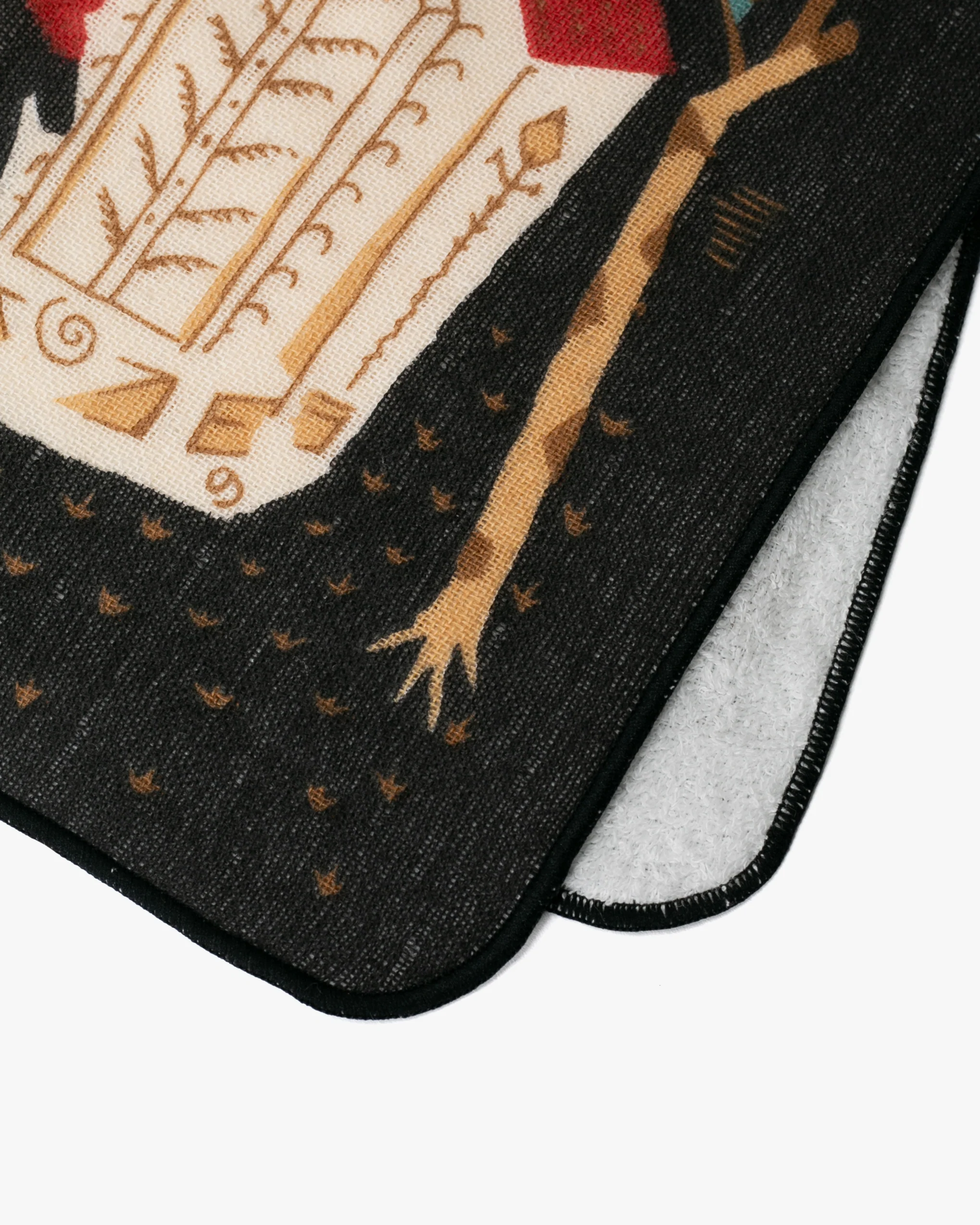 Japanese Handkerchief, Gauze Pile, Yumeji Takehisa, Serenade Black - Image 2