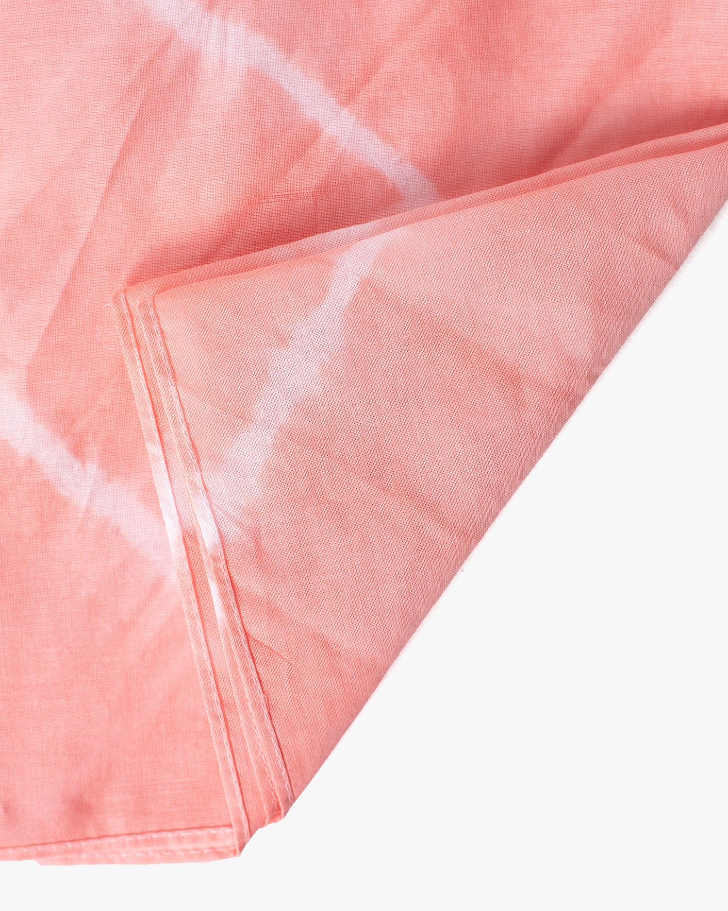 Japanese Handkerchief, Pink and White Tie Dye - Image 5