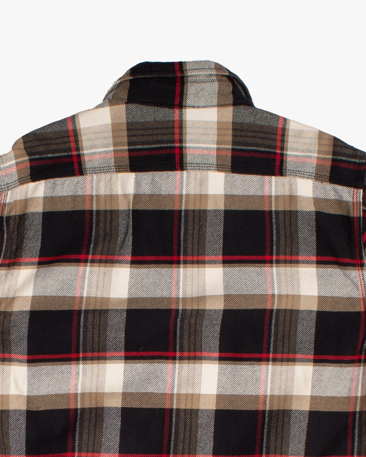 Japanese Repro Button Up Shirt, XXL, Houston & Inc., Black Check Flannel - Image 8