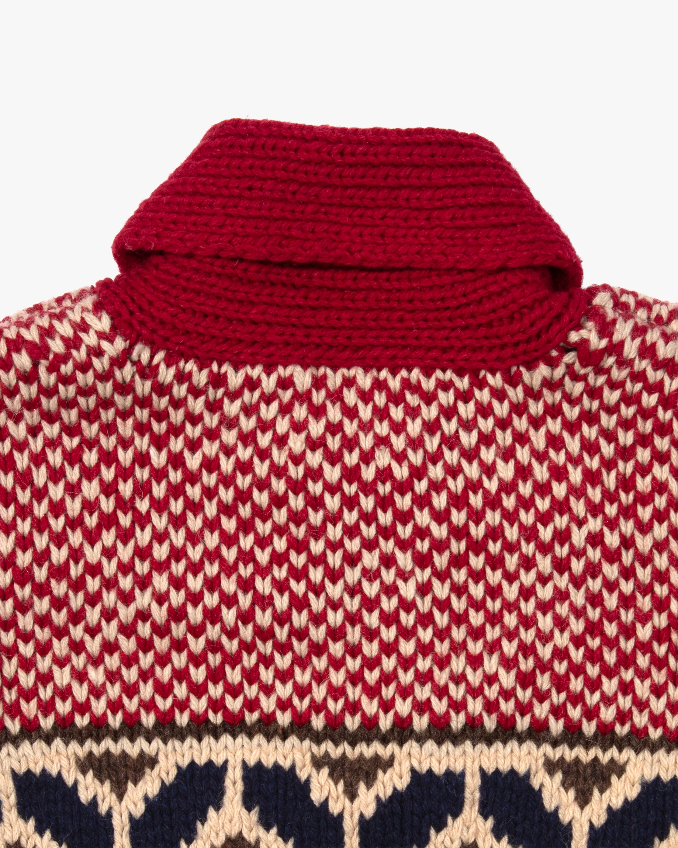 Japanese Repro Cardigan, L, Anti Ballistic, Red Chevrons - Image 4