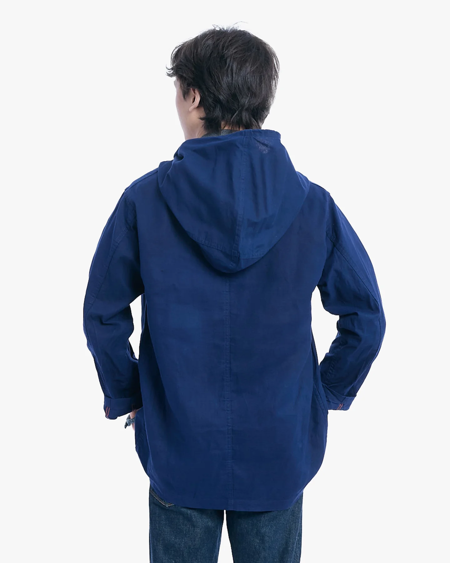 Japanese Repro Coat, XL, Nigel Cabourn, Navy with Hood - Image 5