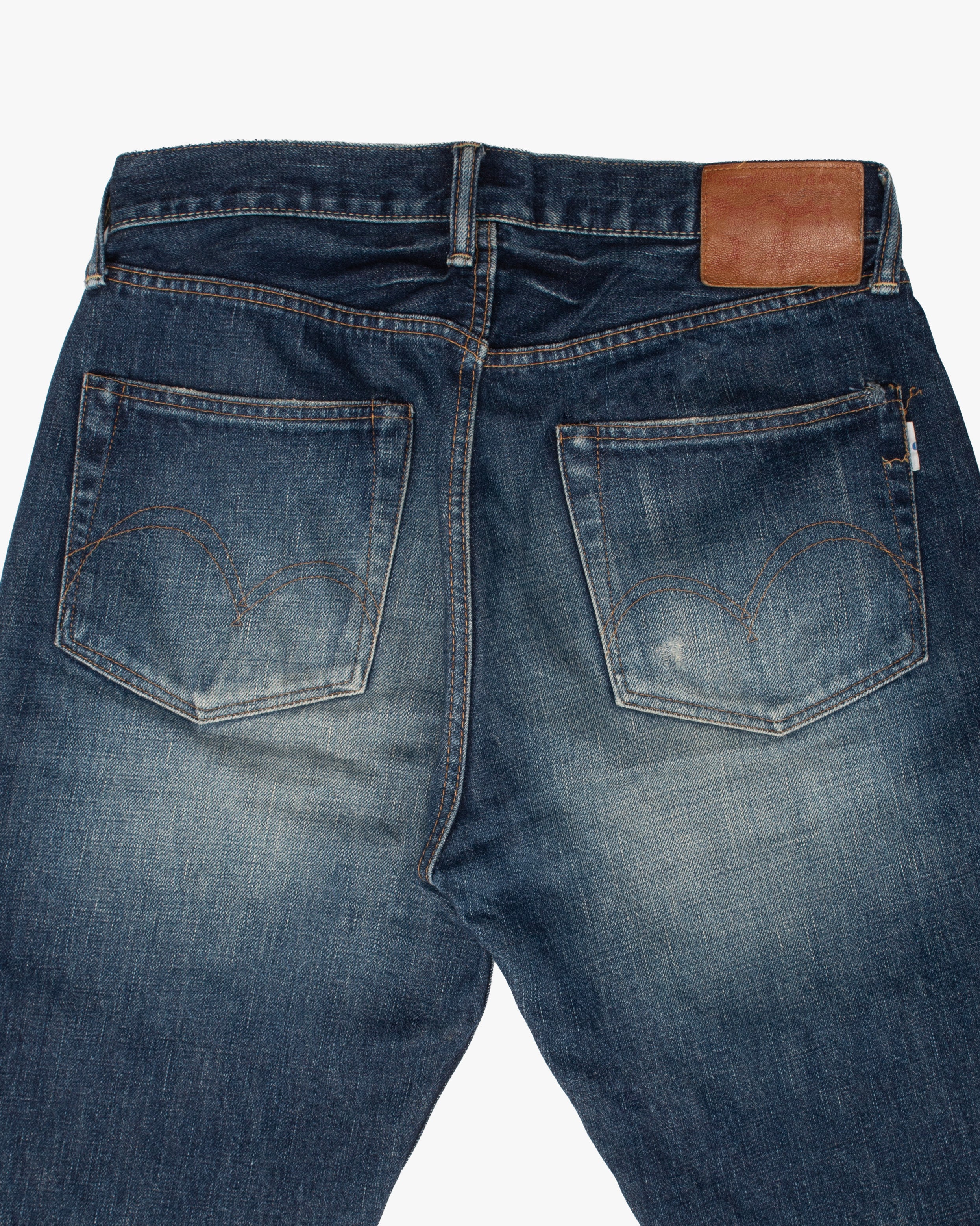 Japanese Repro Denim Jeans, 31, Studio D'Artisan, Torn Knee - Image 4