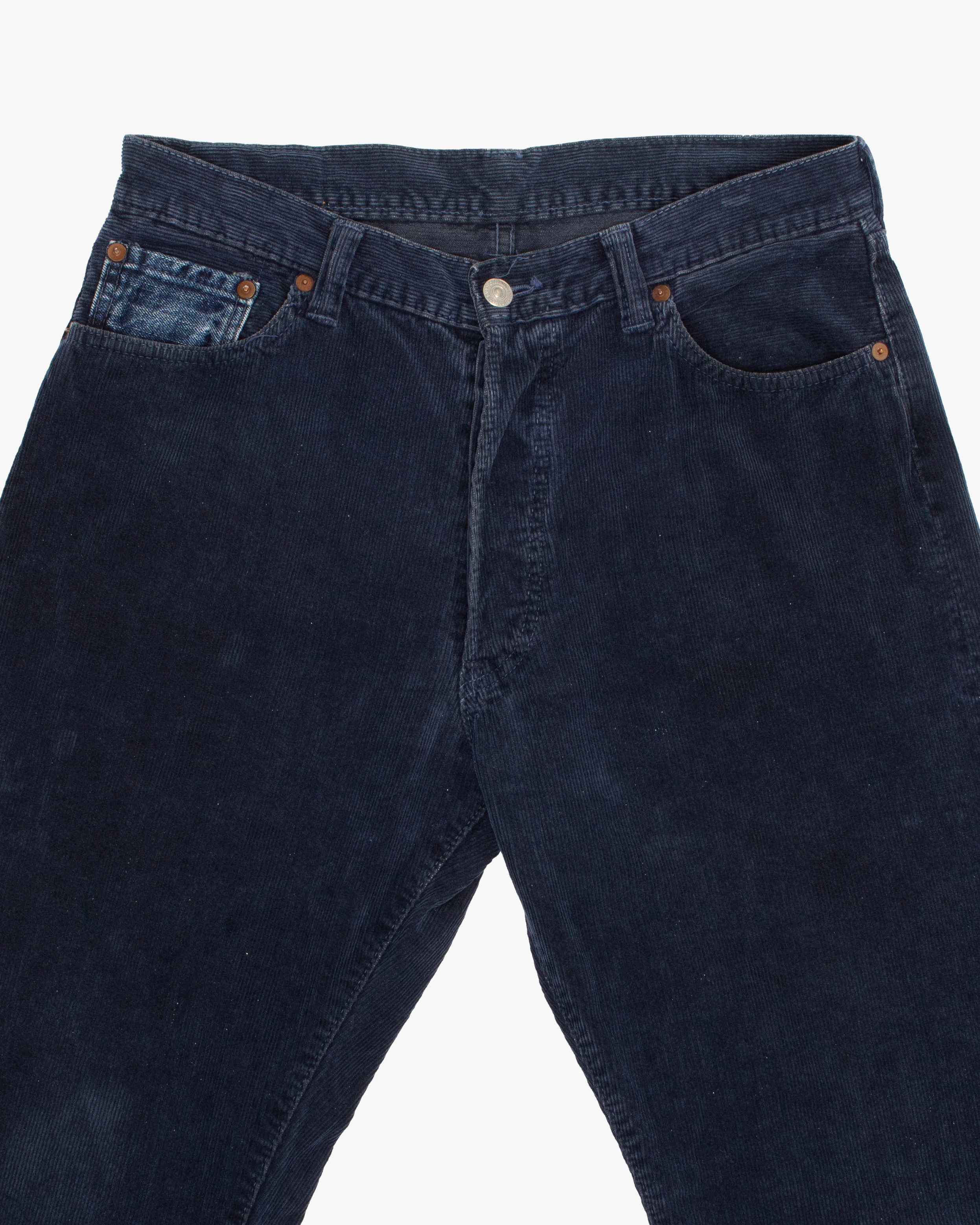 Japanese Repro Denim Jeans, 32, Eternal, Navy Corduroy - Image 2