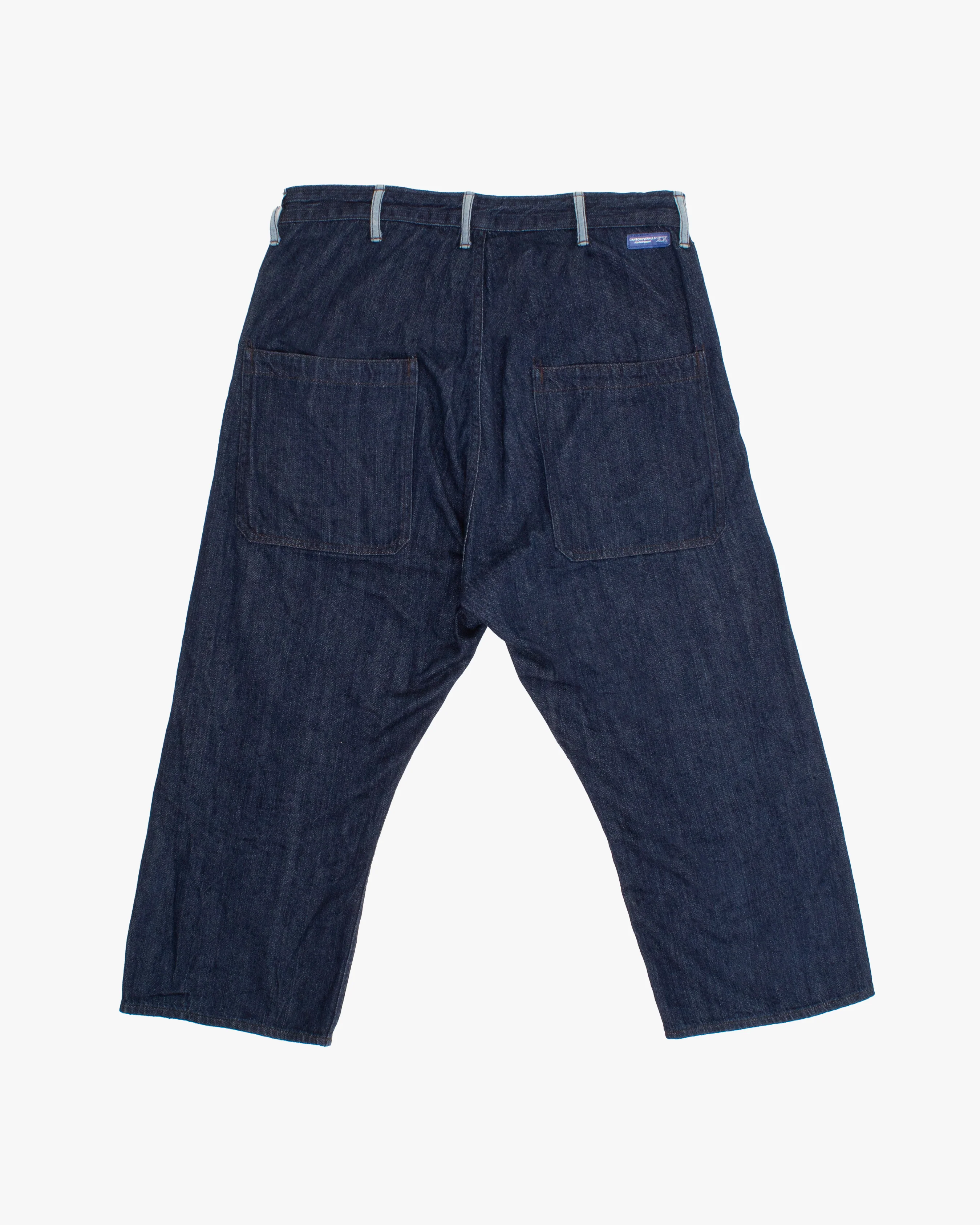 Japanese Repro Denim Jeans, 32, Canton Overalls, Dark Indigo - Image 3