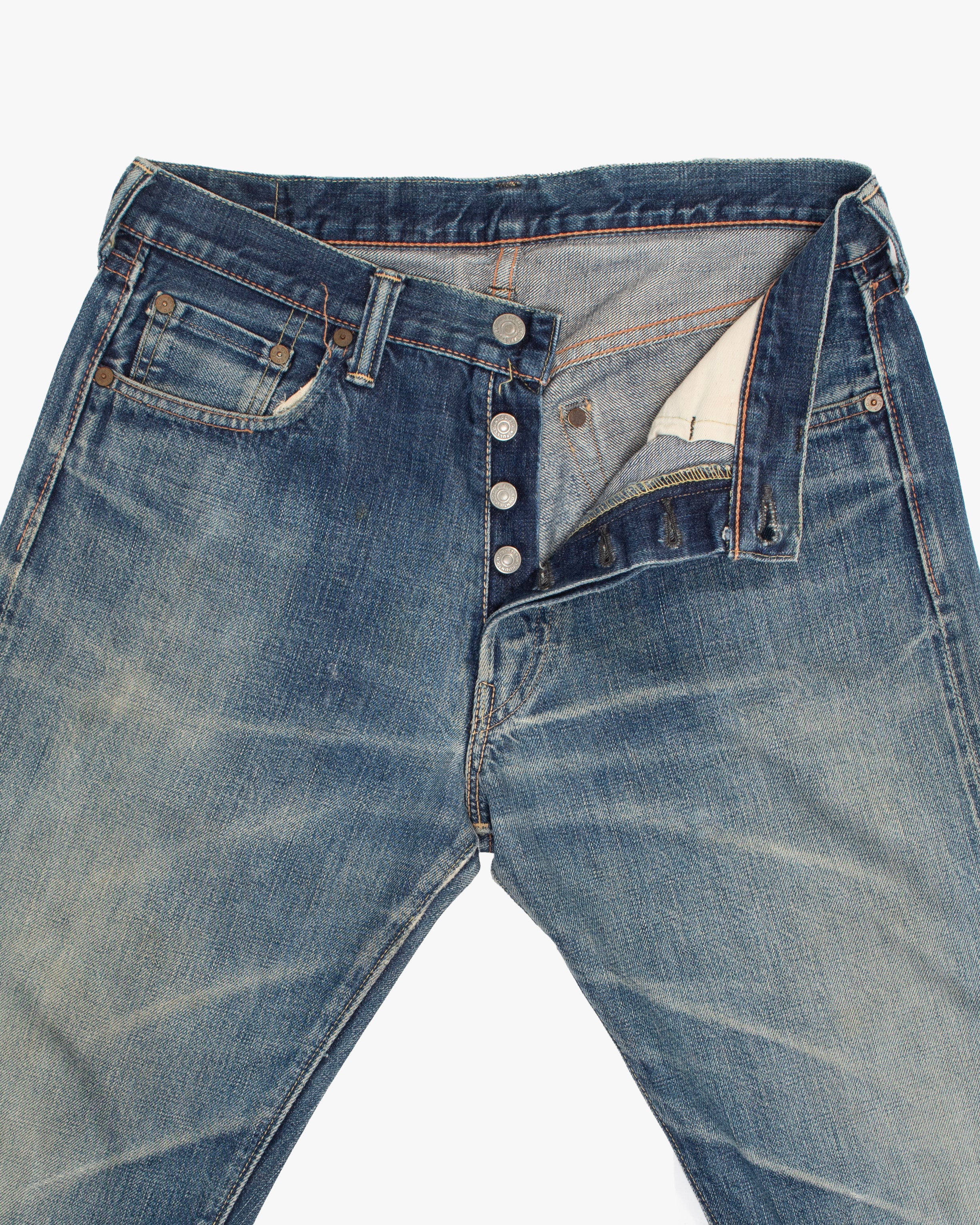 Japanese Repro Denim Jeans, 32, Fullcount Co., Medium Wash Blue - Image 3