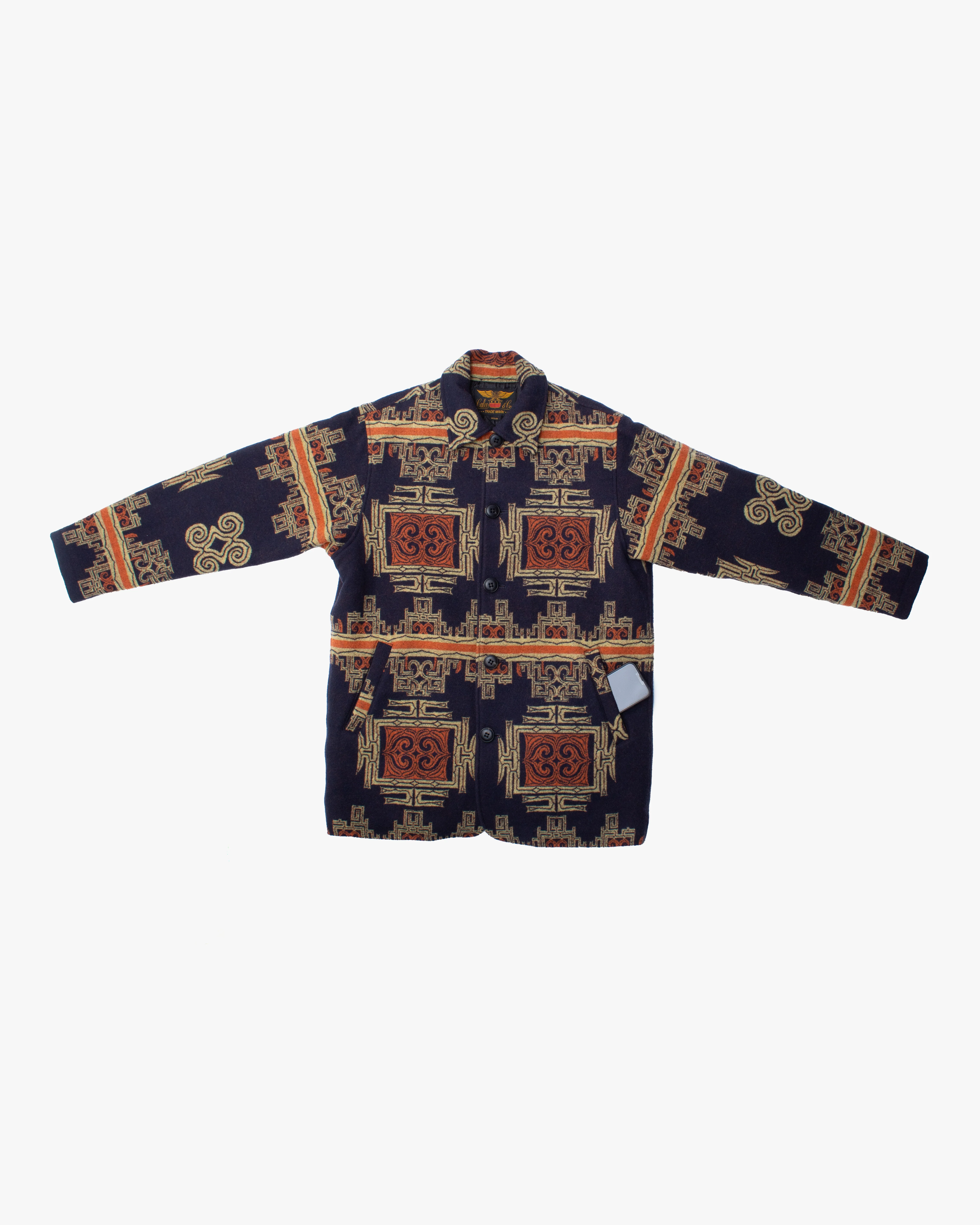Japanese Repro Jacket, M, Calee Native, Blue - Image 9
