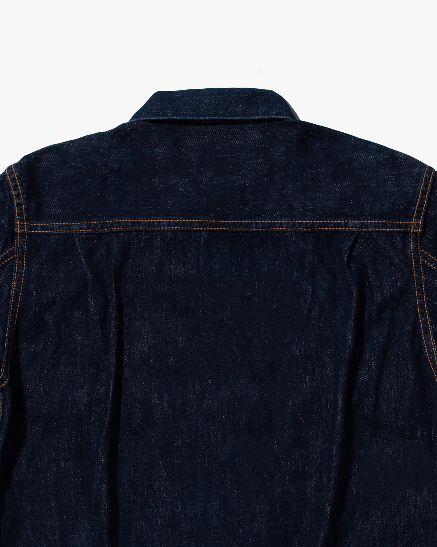 Japanese Repro Type II Denim Jacket, Momotaro Jeans, Front Pleats & Pink Contrast Stitch - L - Image 4
